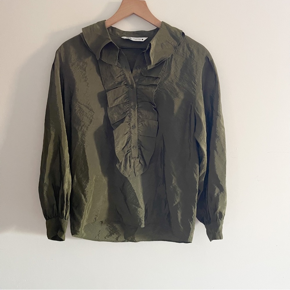 Zara Ruffled Shirt - Picture 5 of 12